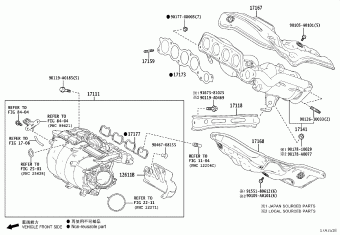LEXUS ES3##/250 AXZH10L-BEXGBA AXZA15,AXZH1#,GSZ10