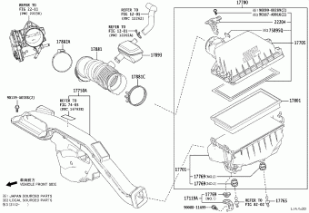 LEXUS ES3##/250 AXZH10L-BEXGBA AXZA15,AXZH1#,GSZ10