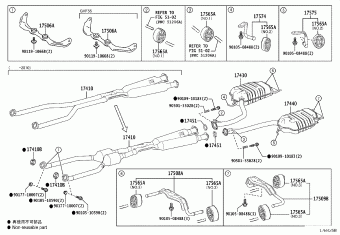 LEXUS LS SERIES GVF55L-AEVGHW GSF50,GVF5#,VXFA55