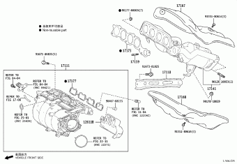 LEXUS ES350/300H AXZH11L-AEXGBA AXZH1#,GSZ10