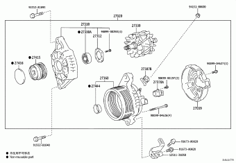 LEXUS ES350/300H GSZ10L-AEZGBA AXZH1#,GSZ10