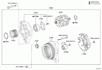 LEXUS IS SERIES ASE30L-BEZLZA ASE30,GSE3#,USE30