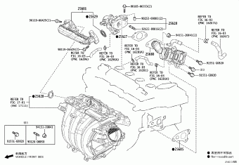 LEXUS ES350/300H/2## MXZA10L-AEXGBC ASZ10,AXZA10,AXZH10,GSZ10,MXZA10