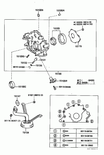 LEXUS LS400 UCF10L-AEPGKW UCF10