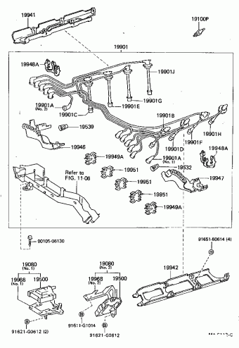 LEXUS LS400 UCF10L-AEPGKW UCF10