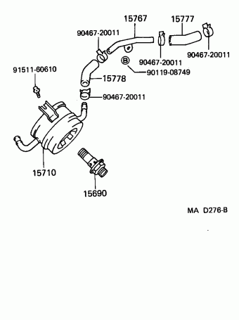 LEXUS LS400 UCF10L-AEPGKW UCF10