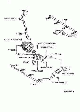 LEXUS LS400 UCF10L-AEPGKA UCF10