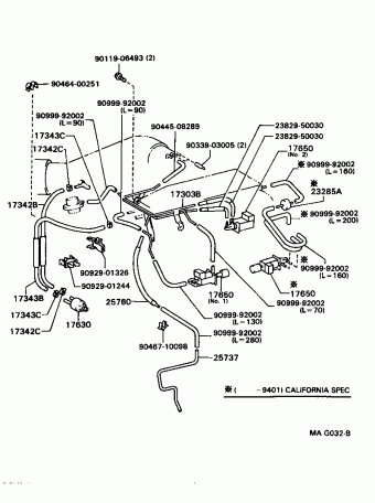 LEXUS LS400 UCF10L-AEPGKA UCF10
