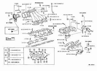 LEXUS ES300 MCV10L-BTPGKA VCV10,MCV10
