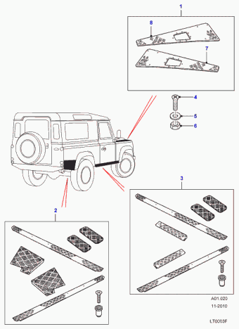 Defender 2007- 2008 AAG001 - Solihull Plant Built
