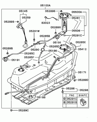 SPACE GEAR/L400 VAN Европа (EUROPE) PA3W