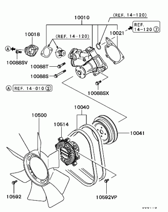 SPACE GEAR/L400 VAN Europe (EUROPE) PB5V