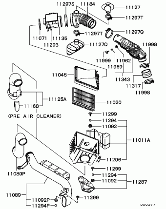 SPACE GEAR/L400 VAN Европа (EUROPE) PA3W