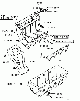 COLT/LANCER Общий (EXPORT) CK4A