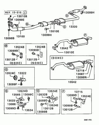 GALANT HATCH BACK Европа (EUROPE) E32A