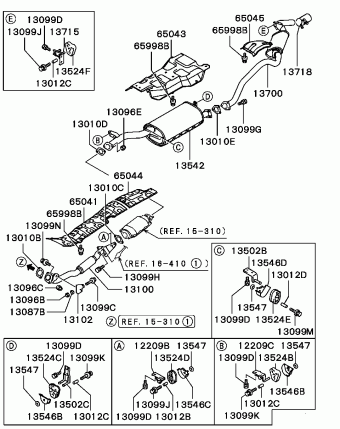 SPACE GEAR/L400 VAN Европа (EUROPE) PA3W