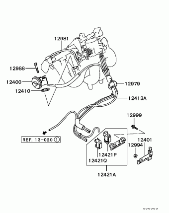 SPACE GEAR/L400 VAN Европа (EUROPE) PA3W