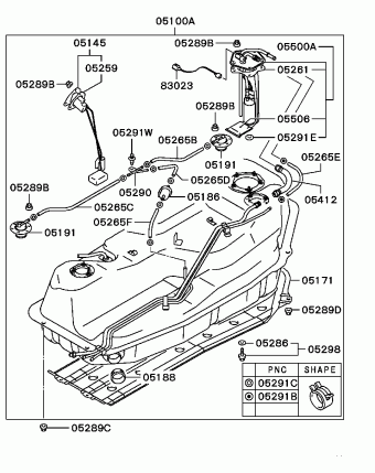 SPACE GEAR/L400 VAN Europe (EUROPE) PB3V