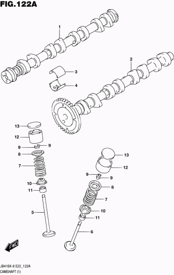 Grand Vitara JB416 JB416X-8 (E10,E96)