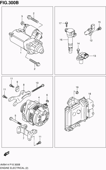 Ciaz AVB414 AVB414 (E10,E71,E85,E96)