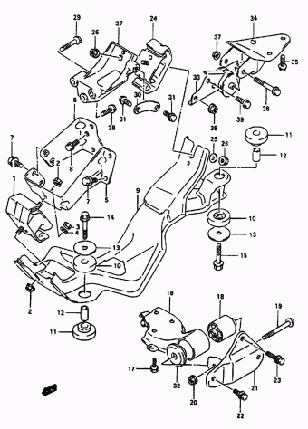 Alto - A-Star/Celerio/800/Fronte/Cultus SD306 SD306
