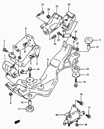 Alto - A-Star/Celerio/800/Fronte/Cultus SD306 SD306-2