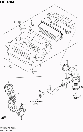 Alto - A-Star/Celerio/800/Fronte/Cultus AVK310 AVK310 (P31)