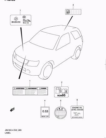 Grand Vitara JB416 JB416X-4 (E02,E22,E24,E53,E90)