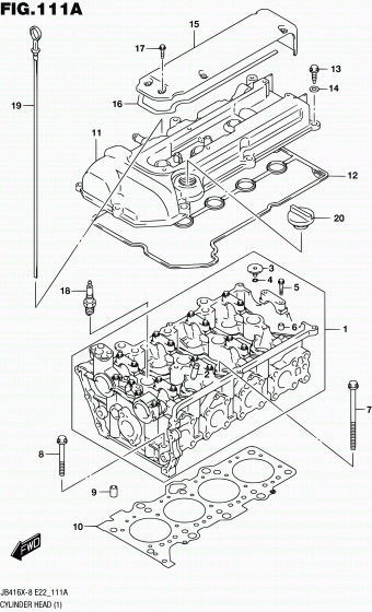 Grand Vitara JB416 JB416X-8 (E10,E96)