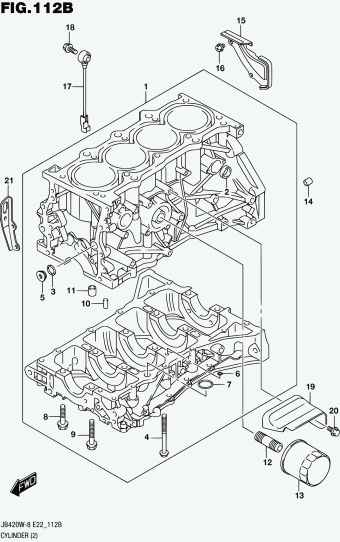 Grand Vitara JB424 JB424W-8 (E43)