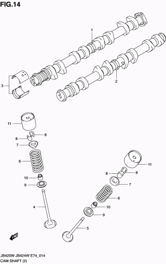 Grand Vitara JB424 JB424W-4 (E74)