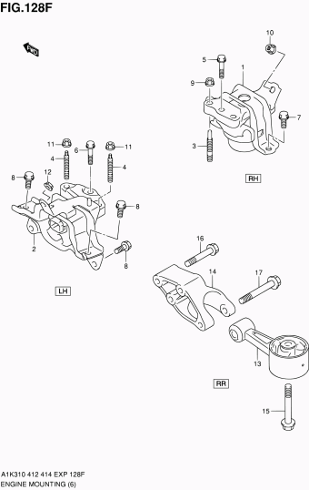 Baleno/Esteem A1K414 A1K414 (E48,E96)