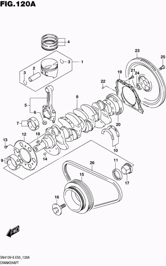 Jimny SN413 SN413V-8 (E50)