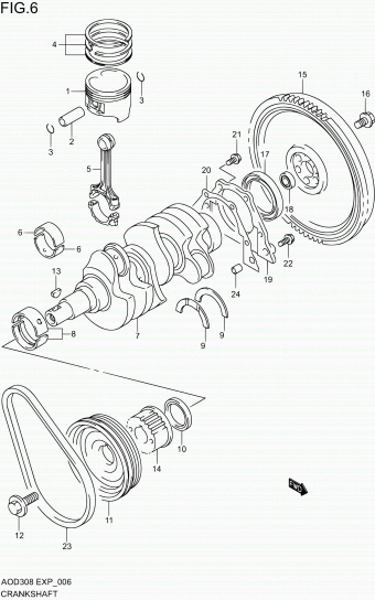 Alto - A-Star/Celerio/800/Fronte/Cultus AOD308 AOD308 EXP (E10,E96)