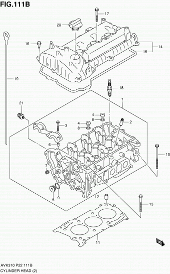 Alto - A-Star/Celerio/800/Fronte/Cultus AVK310 AVK310 (P02,P22)