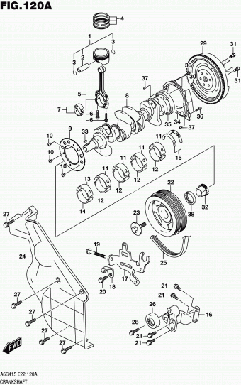 Jimny A6G415 A6G415 (E02,E22,E54)