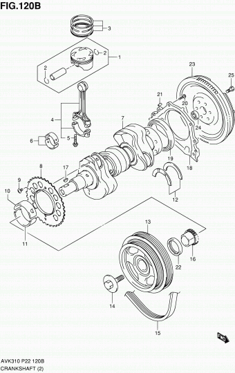 Alto - A-Star/Celerio/800/Fronte/Cultus AVK310 AVK310 (P02,P22)