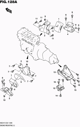 Jimny A6G415 A6G415 (E02,E22,E54)