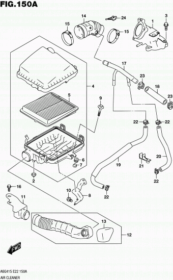 Jimny A6G415 A6G415 (E02,E22,E54)