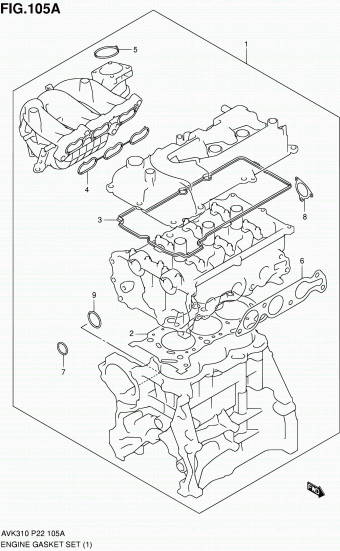 Alto - A-Star/Celerio/800/Fronte/Cultus AVK310 AVK310 (P02,P22)