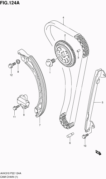 Alto - A-Star/Celerio/800/Fronte/Cultus AVK310 AVK310 (P02,P22)