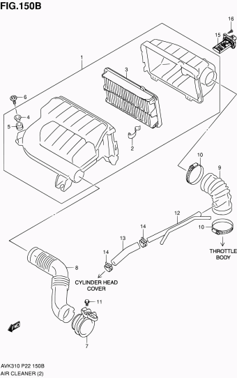 Alto - A-Star/Celerio/800/Fronte/Cultus AVK310 AVK310 (P02,P22)