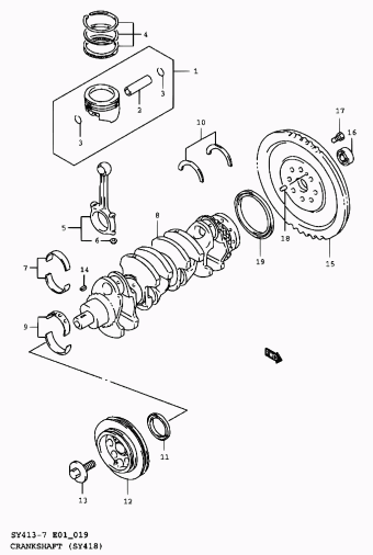 Baleno/Esteem SY418 SY418-7
