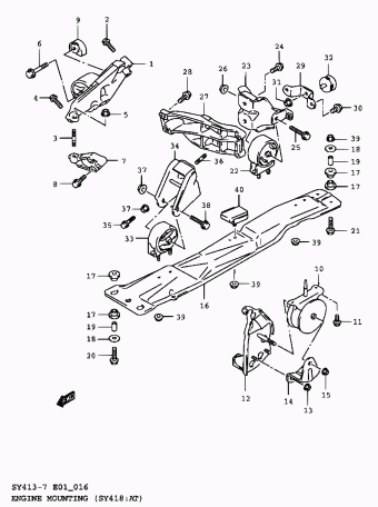 Baleno/Esteem SY418 SY418-7