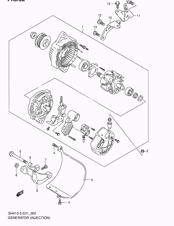 Alto - A-Star/Celerio/800/Fronte/Cultus SH410 SH410-5 (Maruti)
