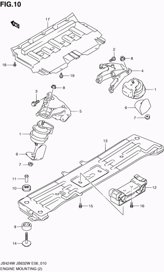 Grand Vitara JB632 JB632W-4 (E06)