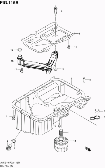 Alto - A-Star/Celerio/800/Fronte/Cultus AVK310 AVK310 (P02,P22)