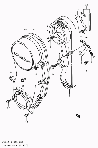 Baleno/Esteem SY416 SY416-7