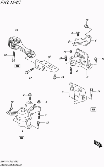 SX4/S-Cross AKK414 AKK414-4 (E02,E22)