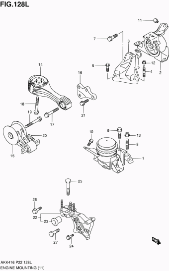SX4/S-Cross AKK416D AKK416D-2 (E02,E22)